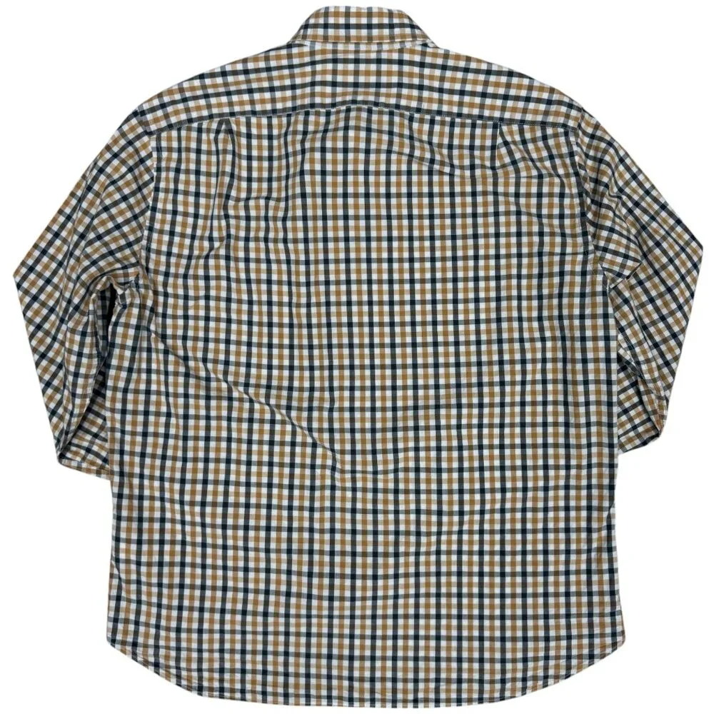 EUC Men's J. CREW‎ Flex Washed Slim Untucked Button-down Dress Shirt | Size L